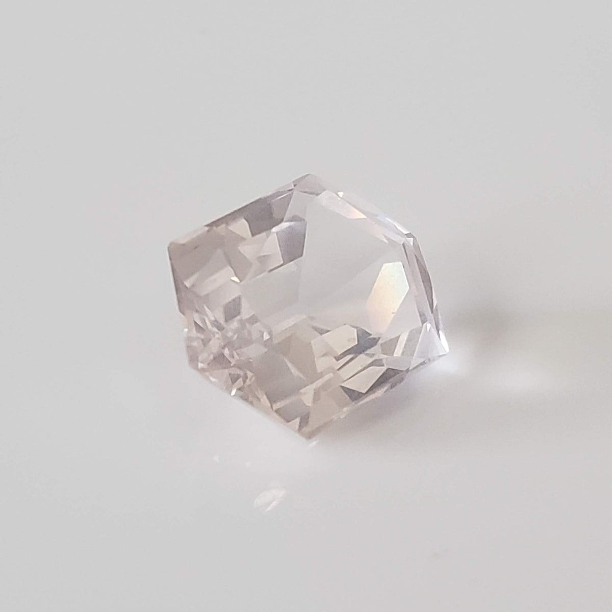  Rose Quartz | Modified Hexagon Cut | 13.5x9.5mm 4.8ct 2