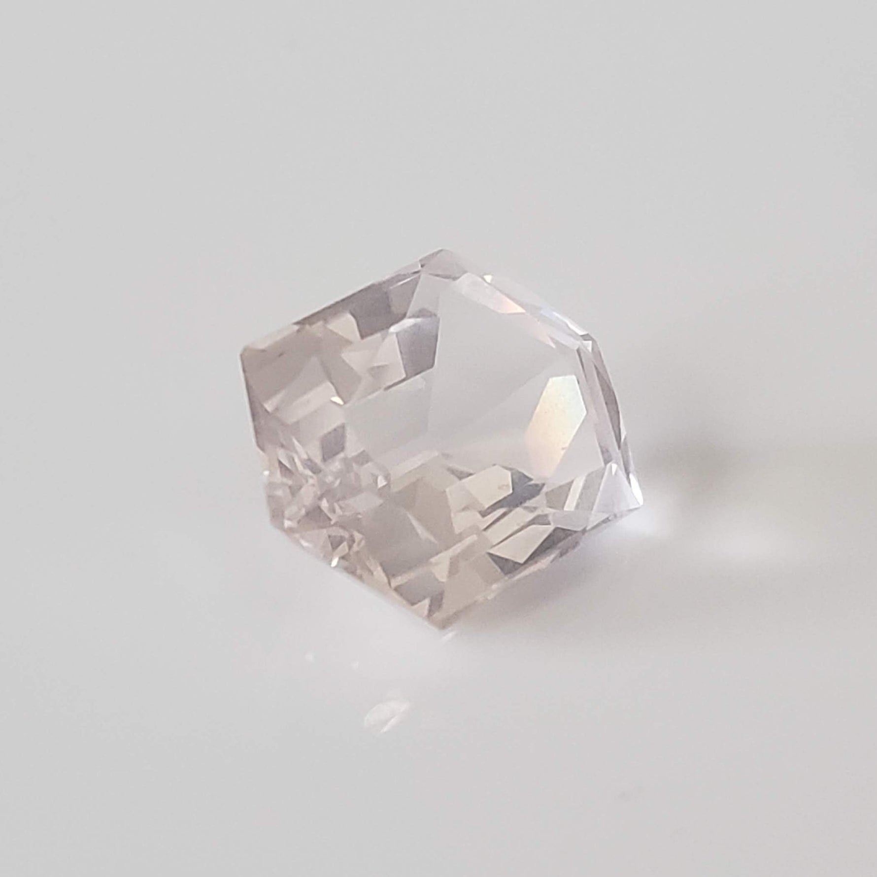  Rose Quartz | Modified Hexagon Cut | 13.5x9.5mm 4.8ct 2
