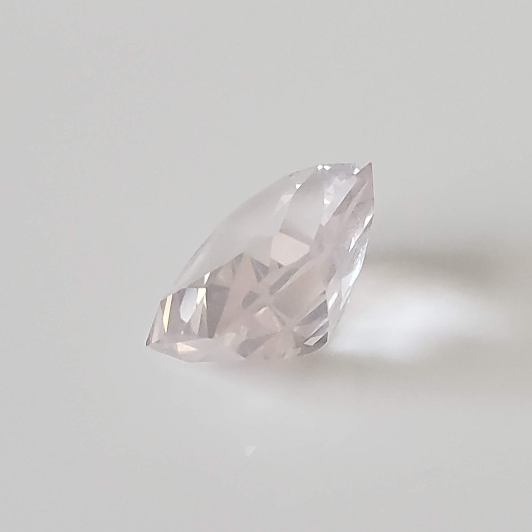  Rose Quartz | Modified Hexagon Cut | 13.5x9.5mm 4.8ct 4