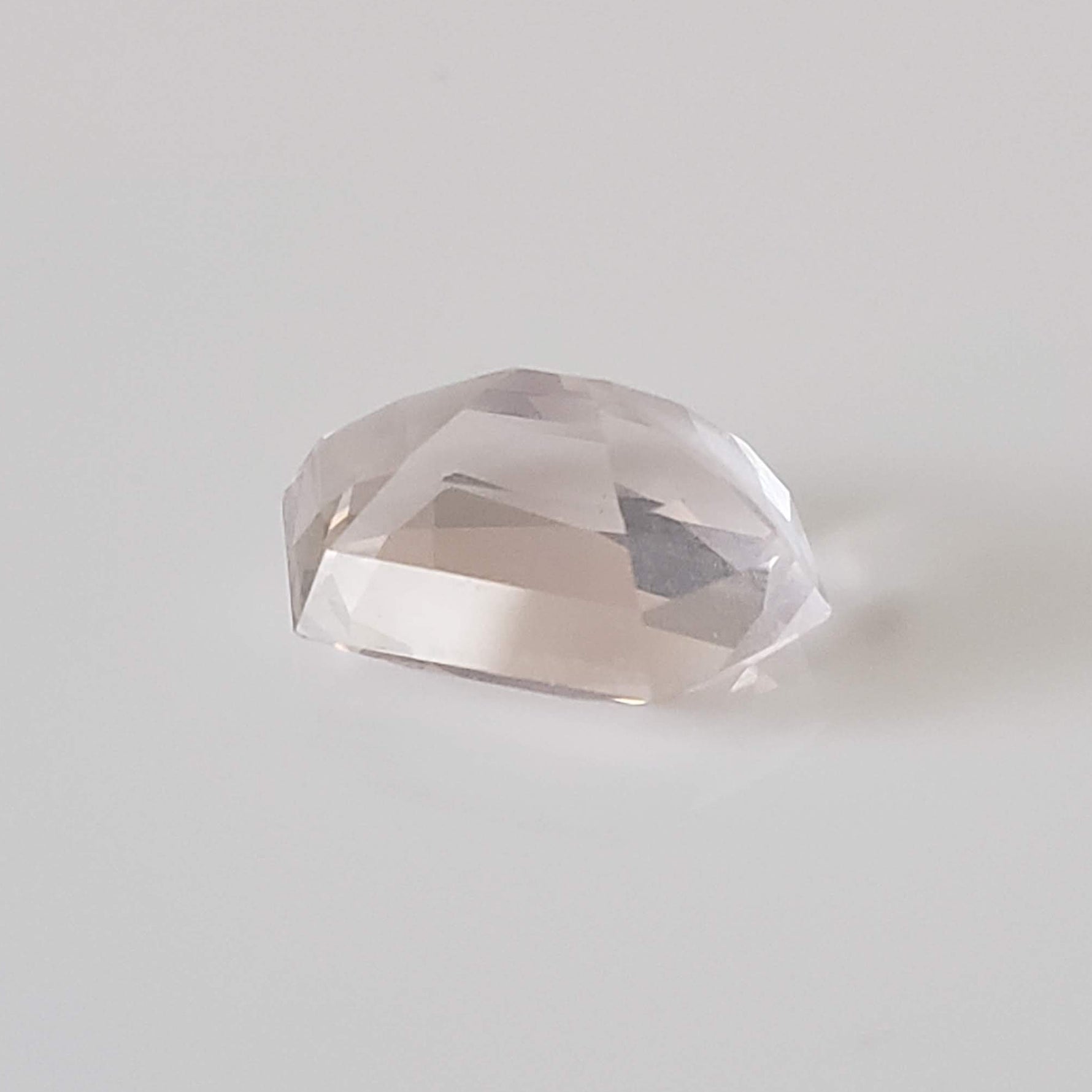  Rose Quartz | Modified Hexagon Cut | 13.5x9.5mm 4.8ct 6