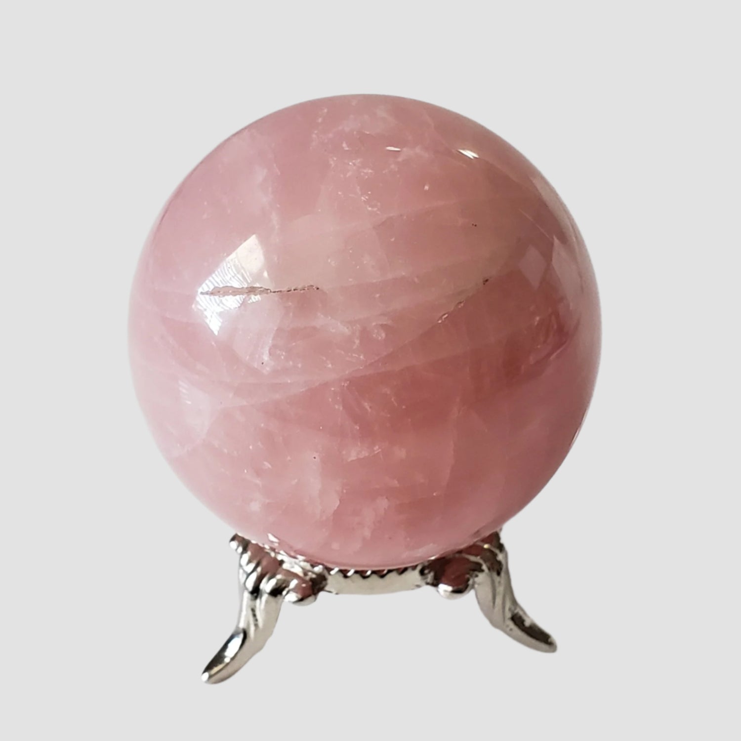  Rose Quartz Sphere | 49 mm, 1.9 in | 172 Grams | China 5