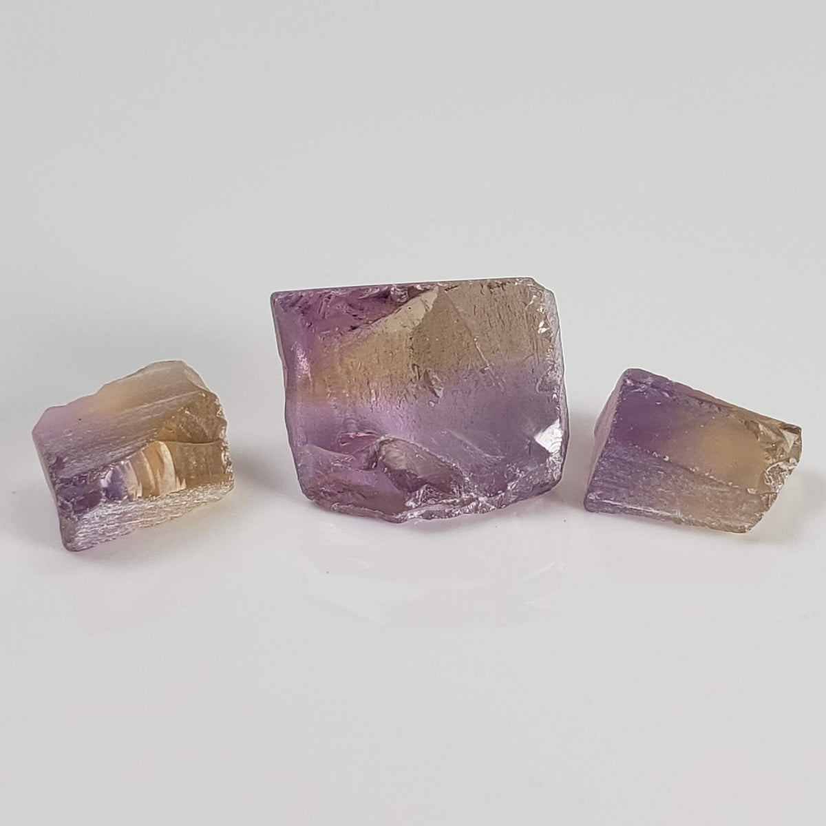  Rough Ametrine Lot | Unheated Untreated | Purple-Yellow Bi-Color | 20.0tcw | Bolivia 6