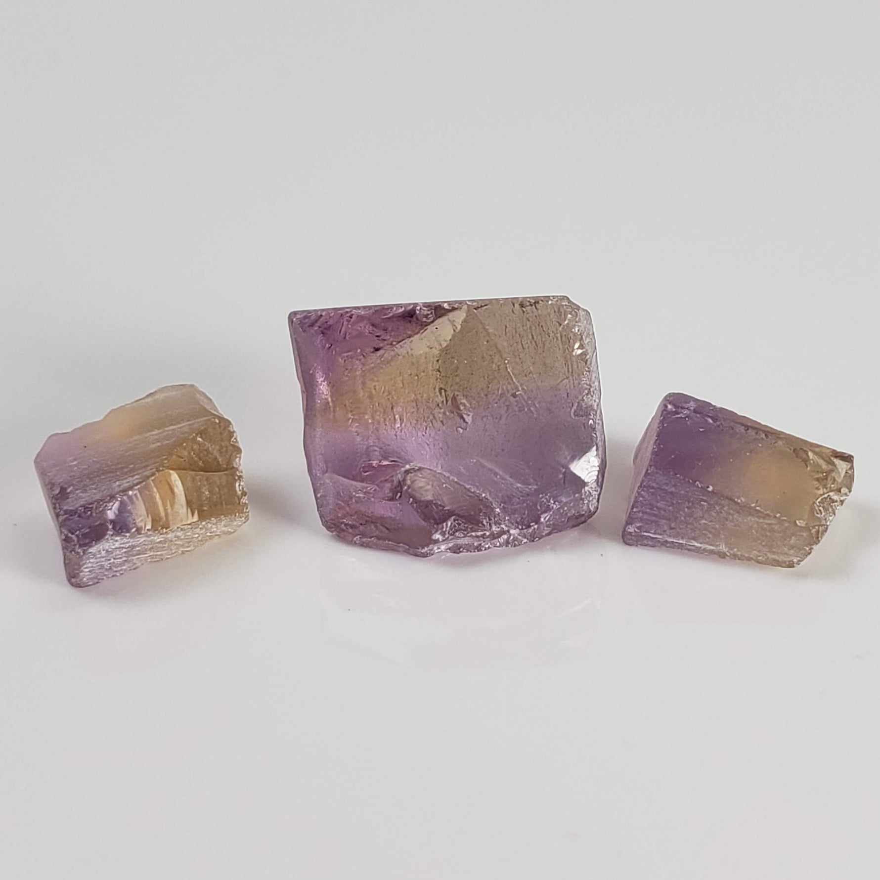  Rough Ametrine Lot | Unheated Untreated | Purple-Yellow Bi-Color | 20.0tcw | Bolivia 6