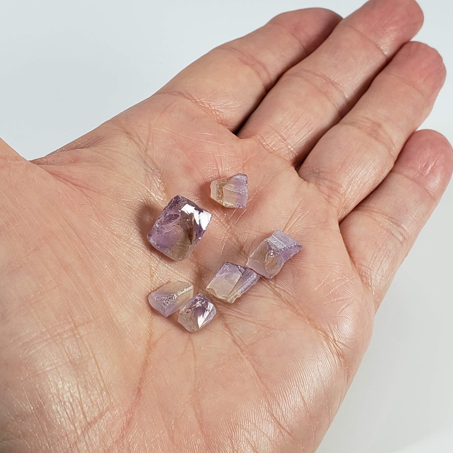  Rough Ametrine Lot | Unheated Untreated | Purple-Yellow Bi-Color | 20.0tcw | Bolivia 7