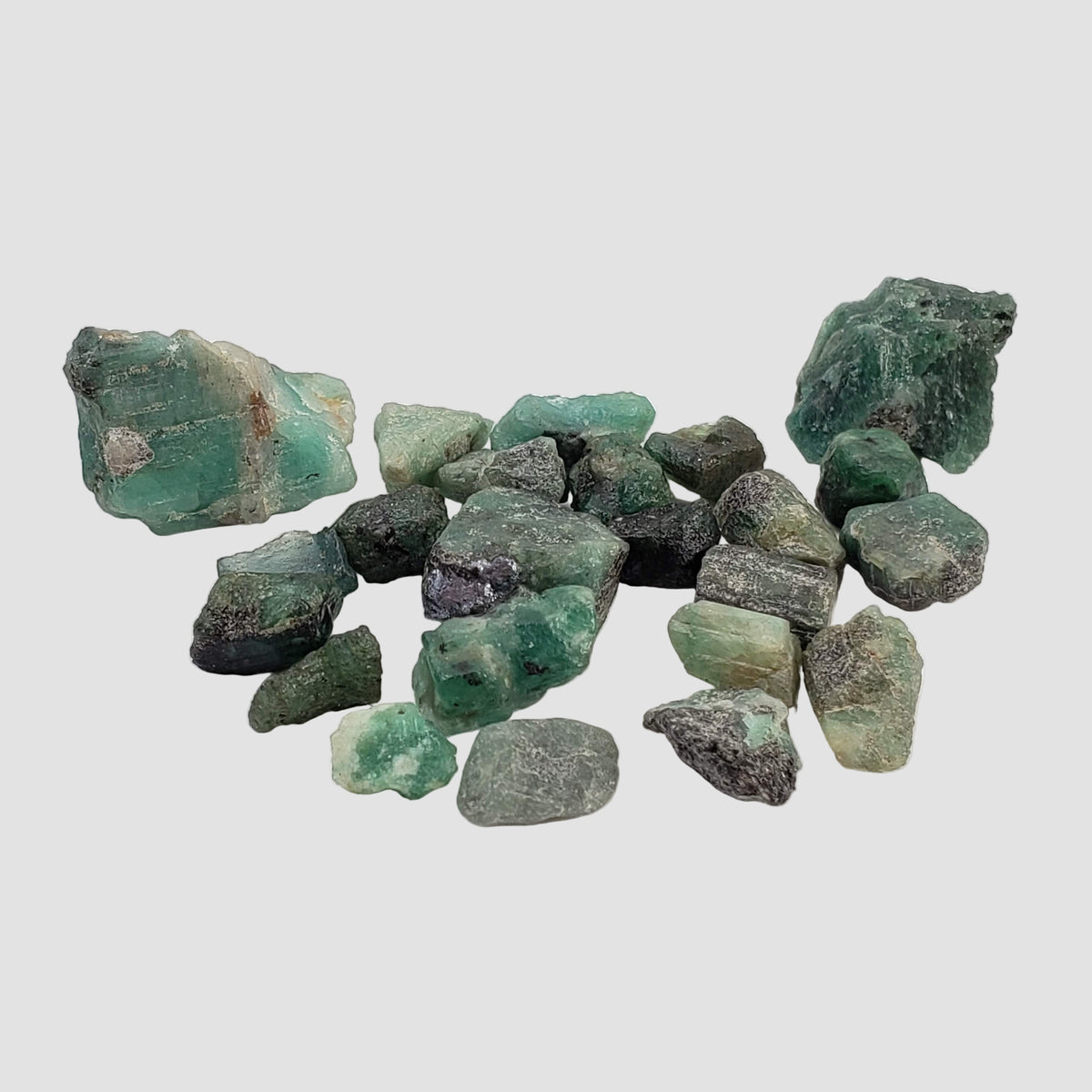  Rough Emerald | 24 piece Lot | 154.3tcw | Africa 