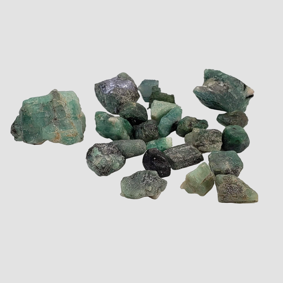  Rough Emerald | 24 piece Lot | 154.3tcw | Africa 2