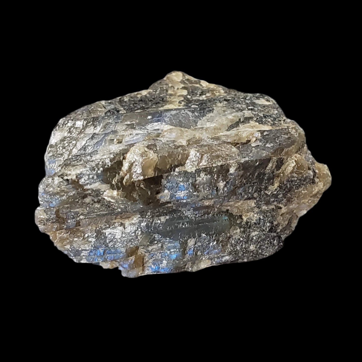  Rough Labradorite | Natural Gray Rainbow | 111.2 gr | Madagascar 1