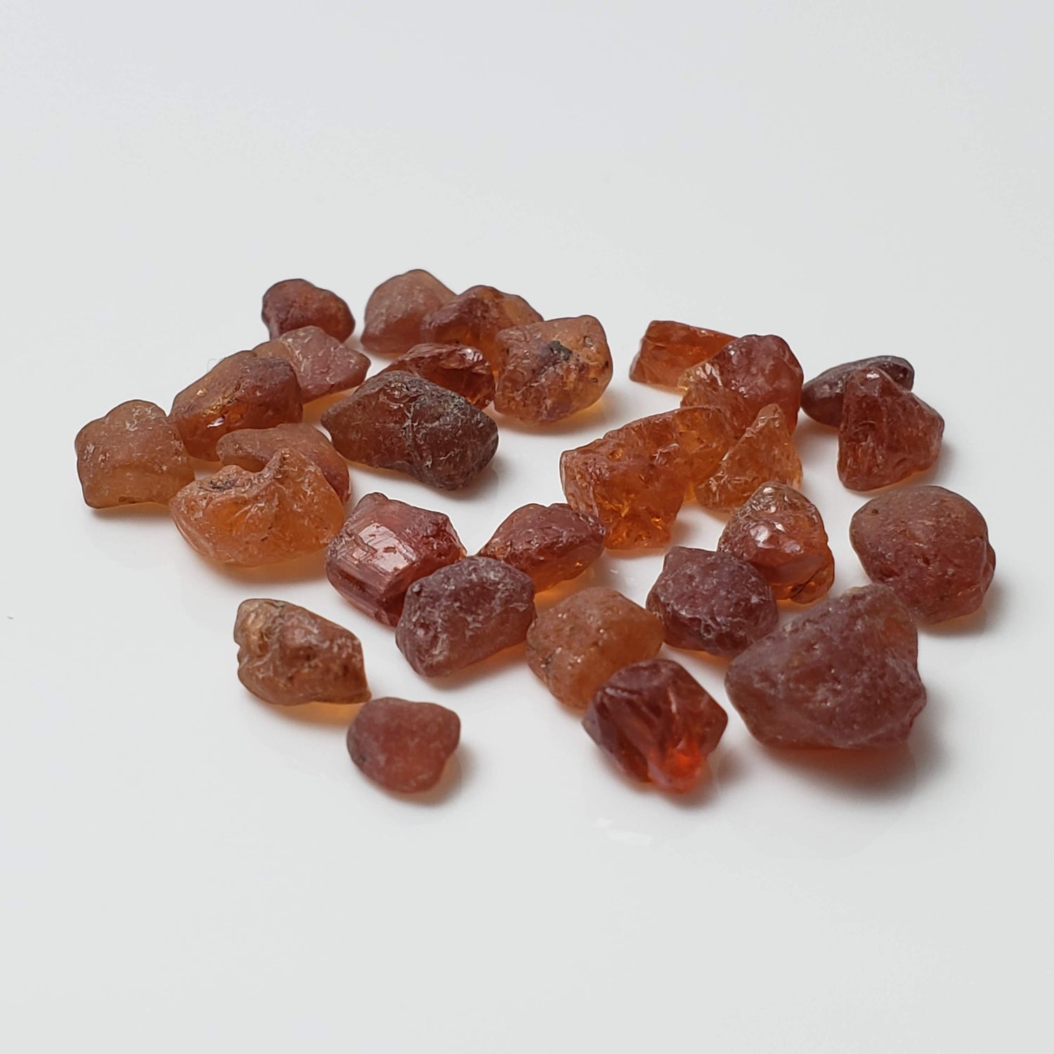  Rough Spessartite Garnet Lot | Red Orange | 42.78tcw | Nigeria 1