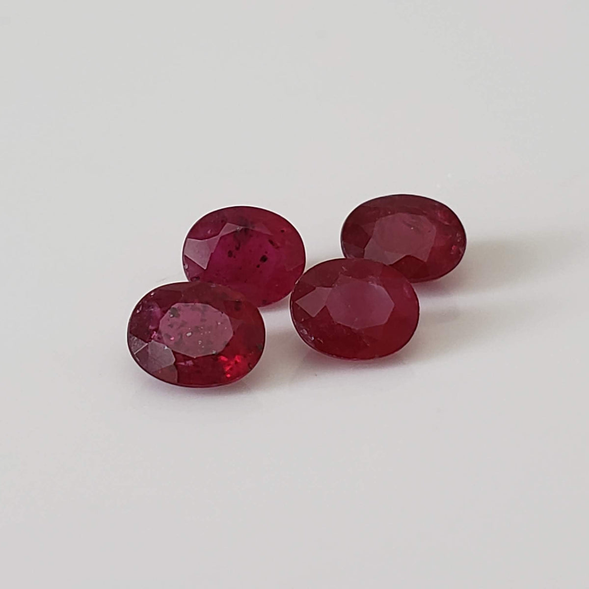 Ruby | 10 Piece Gemstone Lot | Oval Cut | Red | 5.15tcw 3