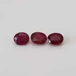 Ruby | 10 Piece Gemstone Lot | Oval Cut | Red | 5.15tcw 4