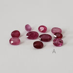  Ruby | 10 Piece Ruby Lot | Oval Cut | 2.5 - 2.7tcw 2