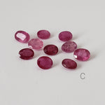 Ruby | 10 Piece Ruby Lot | Oval Cut | 2.5 - 2.7tcw 5