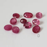  Ruby | 10 Piece Ruby Lot | Oval Cut | 2.5 - 2.7tcw 7