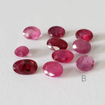  Ruby | 10 Piece Ruby Lot | Oval Cut | 2.5 - 2.7tcw 3