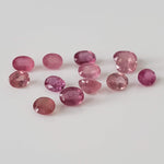  Ruby | 13 Piece Gemstone Lot | Oval Cut | Red | 3.7tcw 2