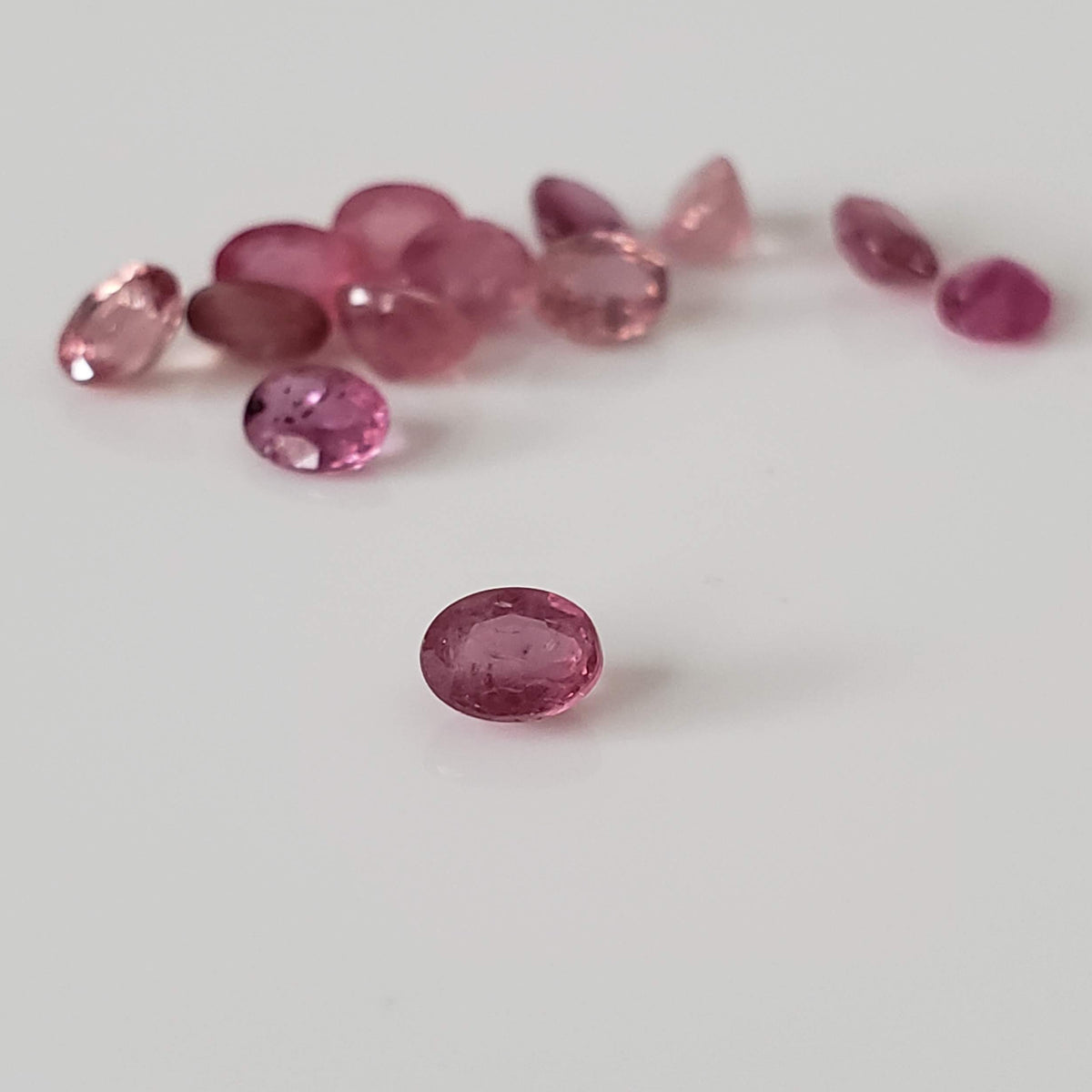  Ruby | 13 Piece Gemstone Lot | Oval Cut | Red | 3.7tcw 3