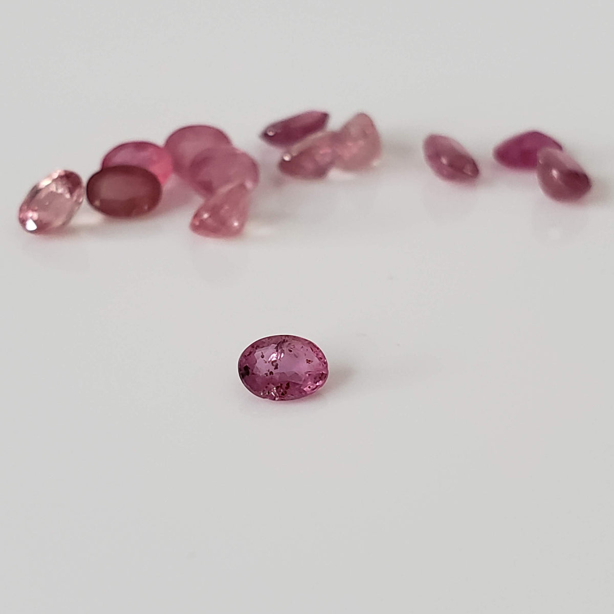  Ruby | 13 Piece Gemstone Lot | Oval Cut | Red | 3.7tcw 4