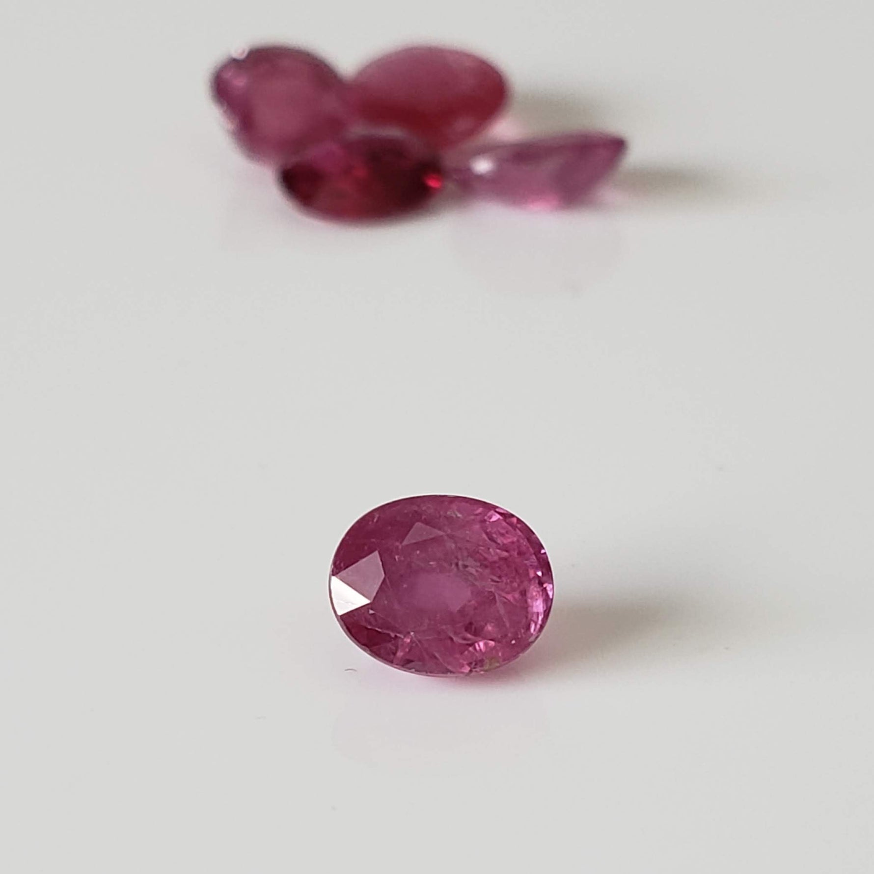  Ruby | 5 Piece Gemstone Lot | Oval Cut | Red | 5.52tcw 3