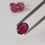  Ruby | 5 Piece Gemstone Lot | Oval Cut | Red | 5.52tcw 5