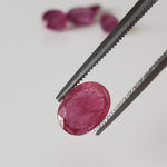  Ruby | 5 Piece Gemstone Lot | Oval Cut | Red | 5.52tcw 7