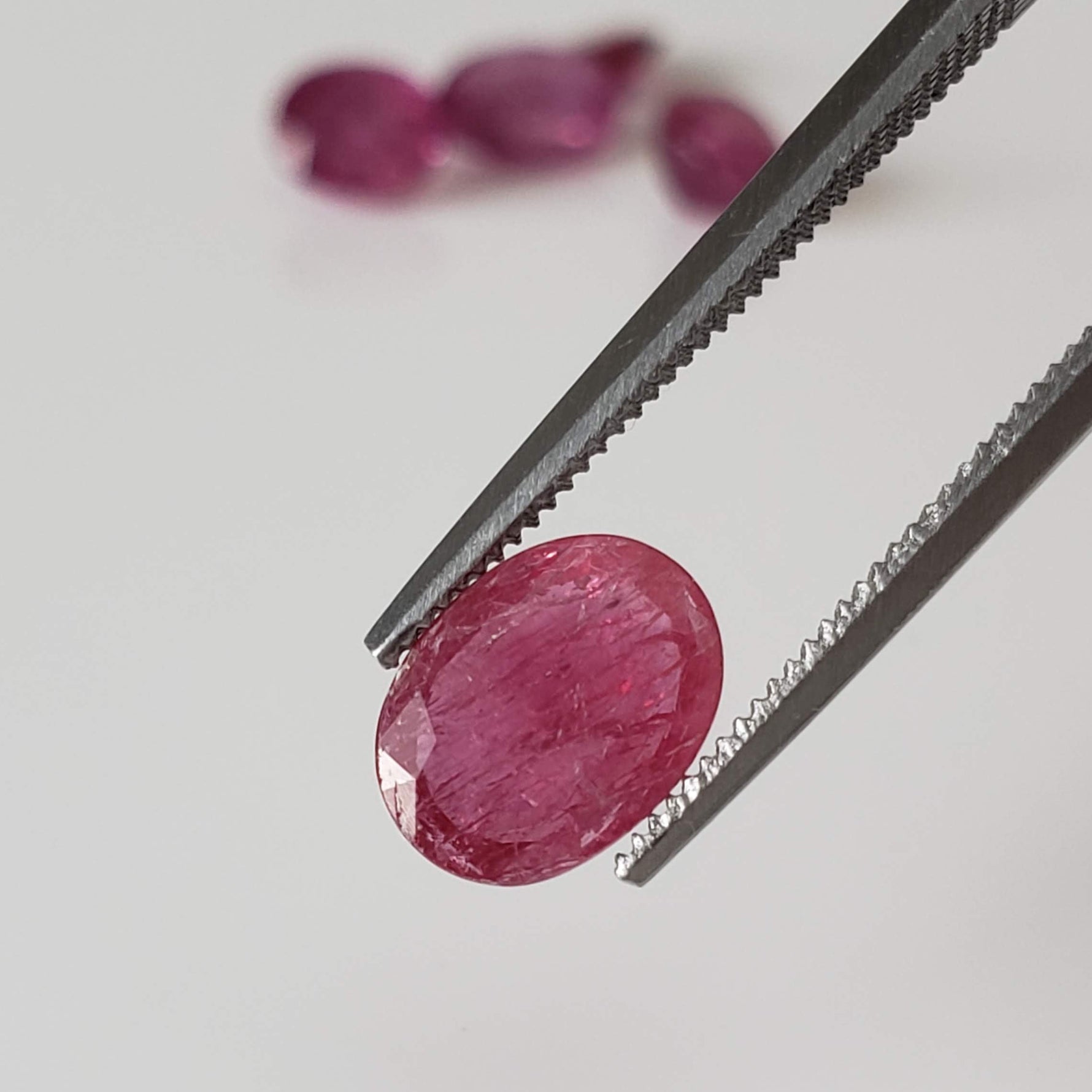  Ruby | 5 Piece Gemstone Lot | Oval Cut | Red | 5.52tcw 7