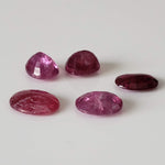  Ruby | 5 Piece Gemstone Lot | Oval Cut | Red | 5.52tcw 8