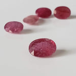  Ruby | 5 Piece Gemstone Lot | Oval Cut | Red | 8-9.5x5.4-7mm | Madagascar 4