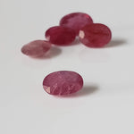  Ruby | 5 Piece Gemstone Lot | Oval Cut | Red | 8-9.5x5.4-7mm | Madagascar 5