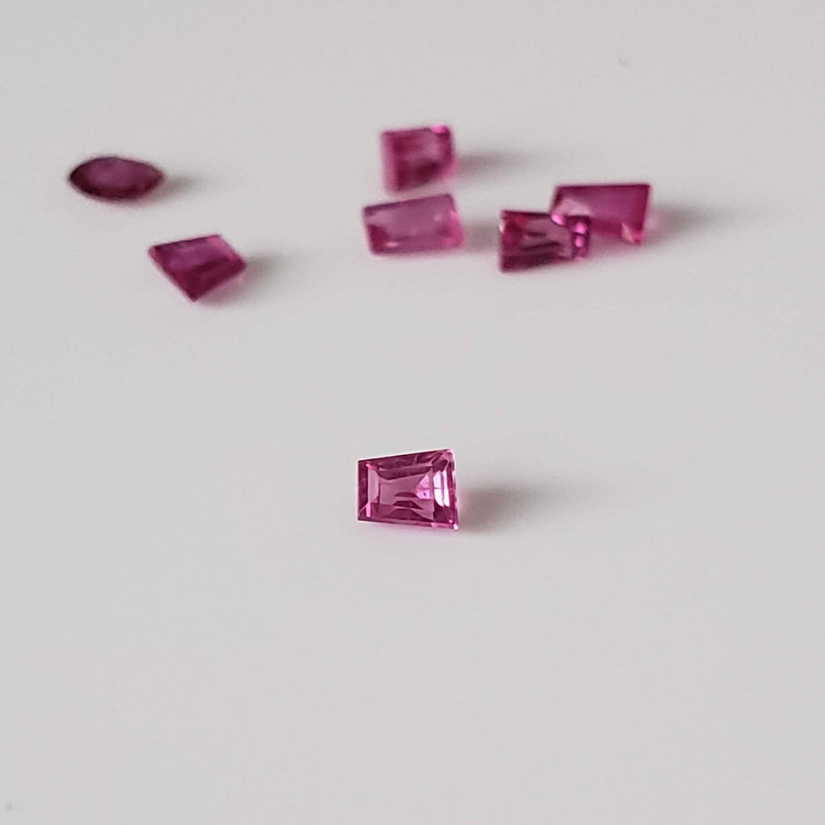  Ruby | 7 Piece Gemstone Lot | Mixed Shape Cuts | Red | 0.43tcw 3