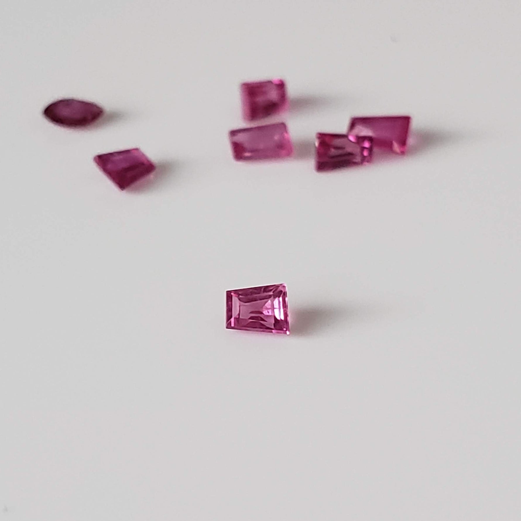  Ruby | 7 Piece Gemstone Lot | Mixed Shape Cuts | Red | 0.43tcw 3