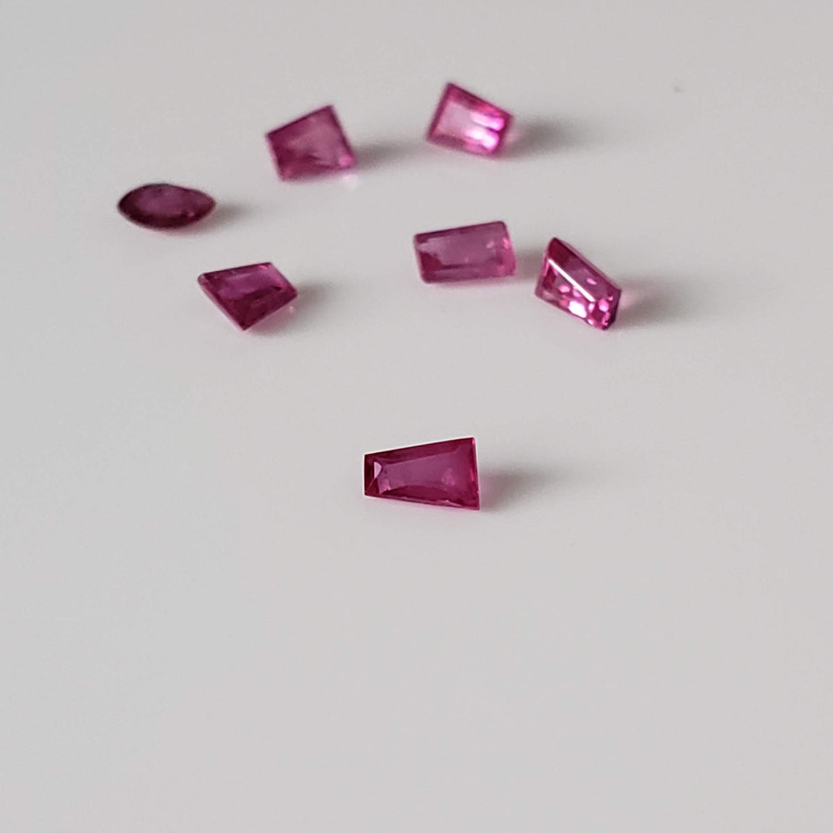  Ruby | 7 Piece Gemstone Lot | Mixed Shape Cuts | Red | 0.43tcw 5