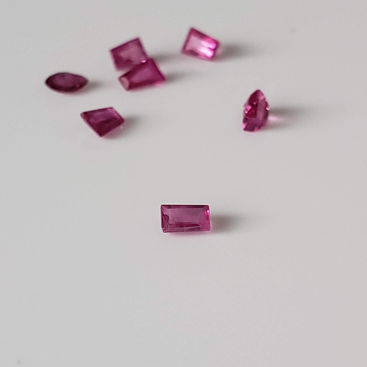  Ruby | 7 Piece Gemstone Lot | Mixed Shape Cuts | Red | 0.43tcw 6