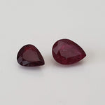 Ruby | 7 Piece Gemstone Lot | Pear Shape Cut | Red | 8.9tcw 3