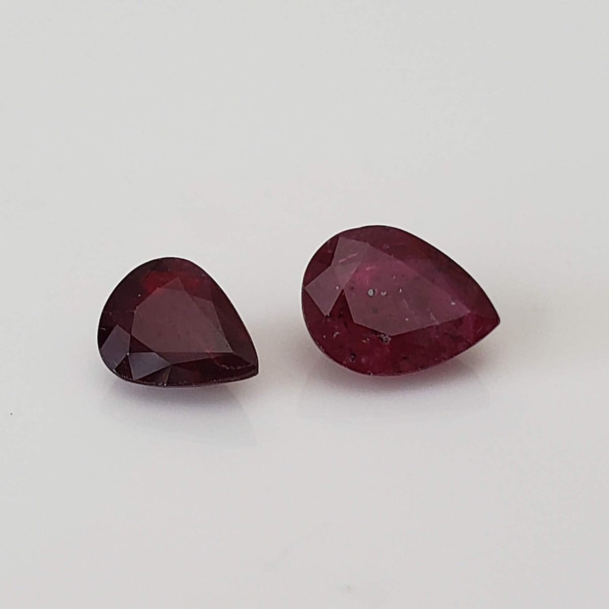 Ruby | 7 Piece Gemstone Lot | Pear Shape Cut | Red | 8.9tcw 3