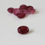  Ruby | 9 Piece Gemstone Lot | Oval Cut | Red to Pink | 6.0-6.7x4.8-5.0mm 4