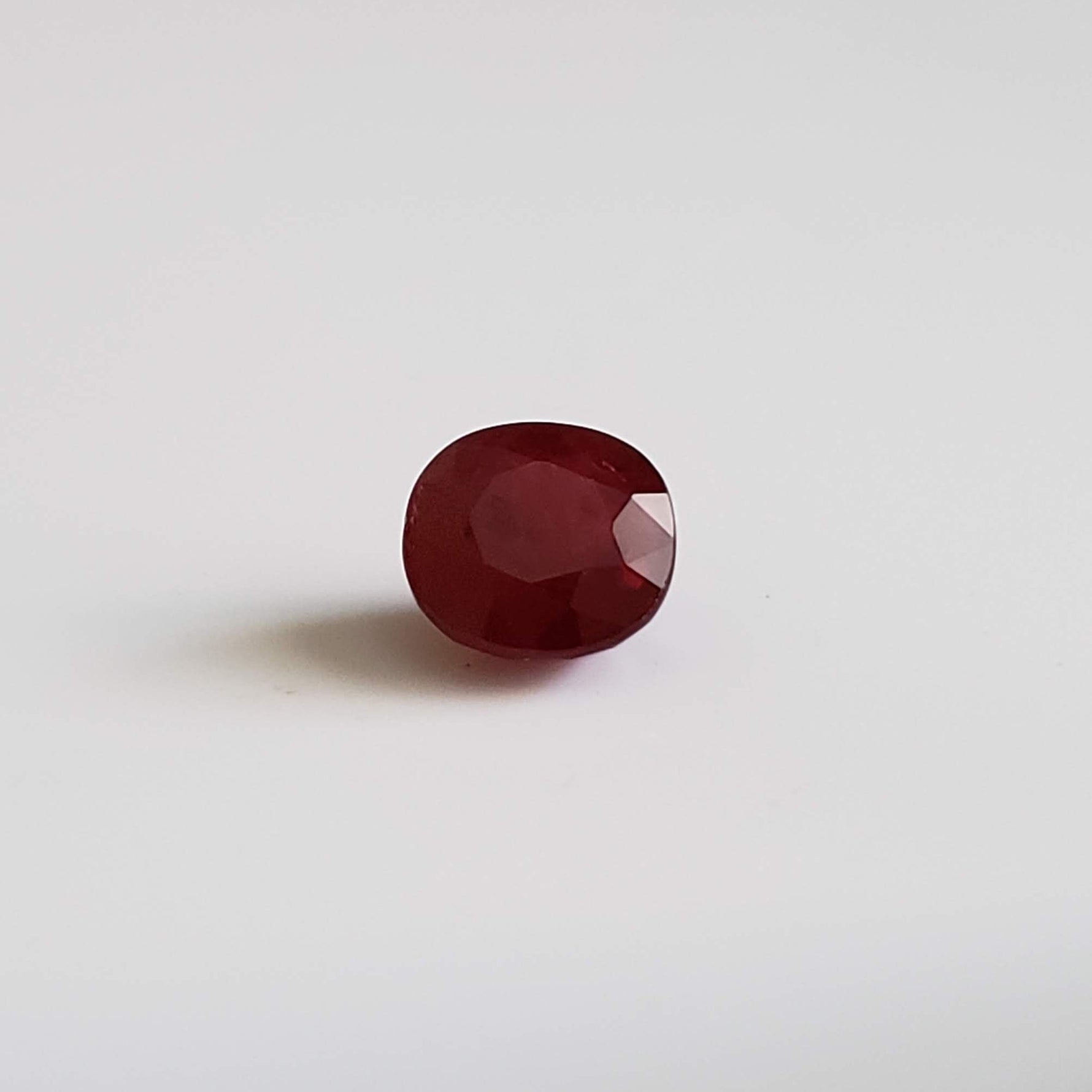  Ruby | Antique Cut | Pigeon Blood Red | 6.8x6.5mm | Myanmar 2