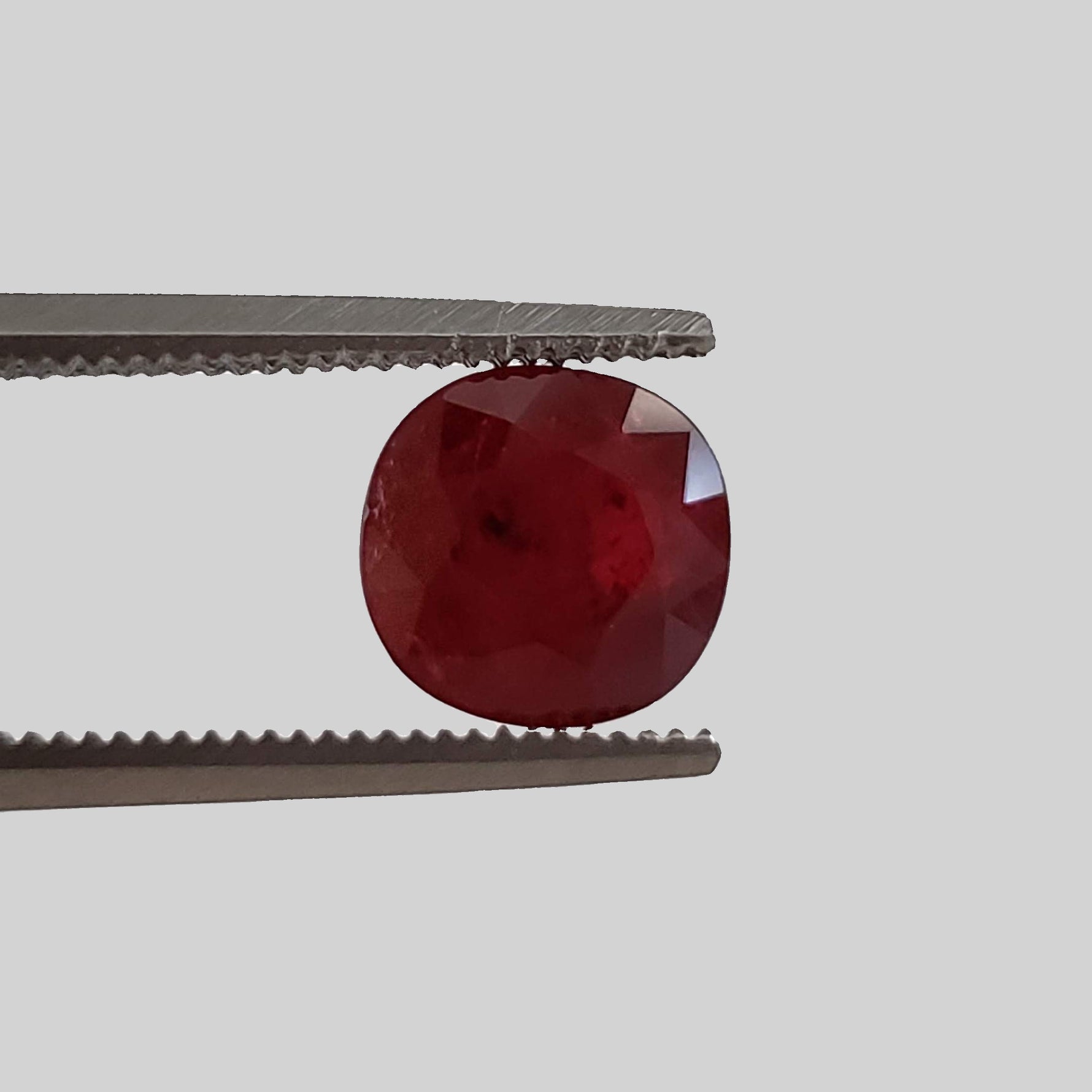  Ruby | Antique Cut | Pigeon Blood Red | 6.8x6.5mm | Myanmar 