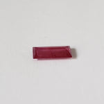 Ruby | Baguette Cut | Pigeon Blood Red | 7.8x3.7mm | Madagascar 2