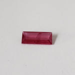  Ruby | Baguette Cut | Pigeon Blood Red | 7.8x3.7mm | Madagascar 3