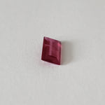  Ruby | Baguette Cut | Pigeon Blood Red | 7.8x3.7mm | Madagascar 4