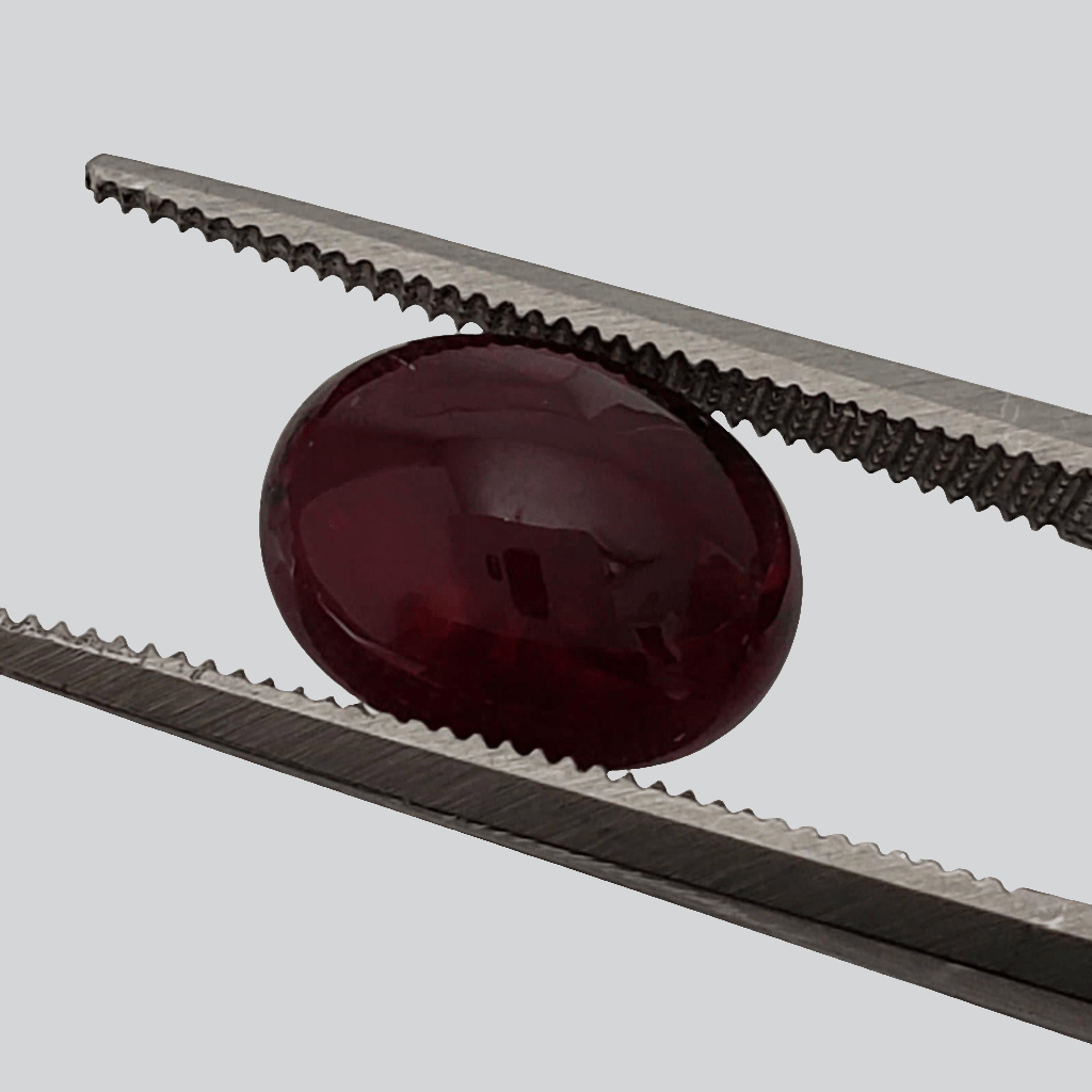  Ruby | Oval Cabochon | Blood Red | 9.8x7.6mm 3.13ct 1