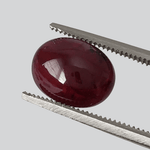  Ruby | Oval Cabochon | Blood Red | 9.8x7.6mm 3.13ct 4