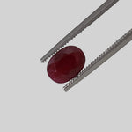  Ruby | Oval Cut | Pigeon Blood Red | 7.6x5.5mm 1.7ct 1