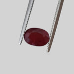  Ruby | Oval Cut | Pigeon Blood Red | 7.6x5.5mm 1.7ct 