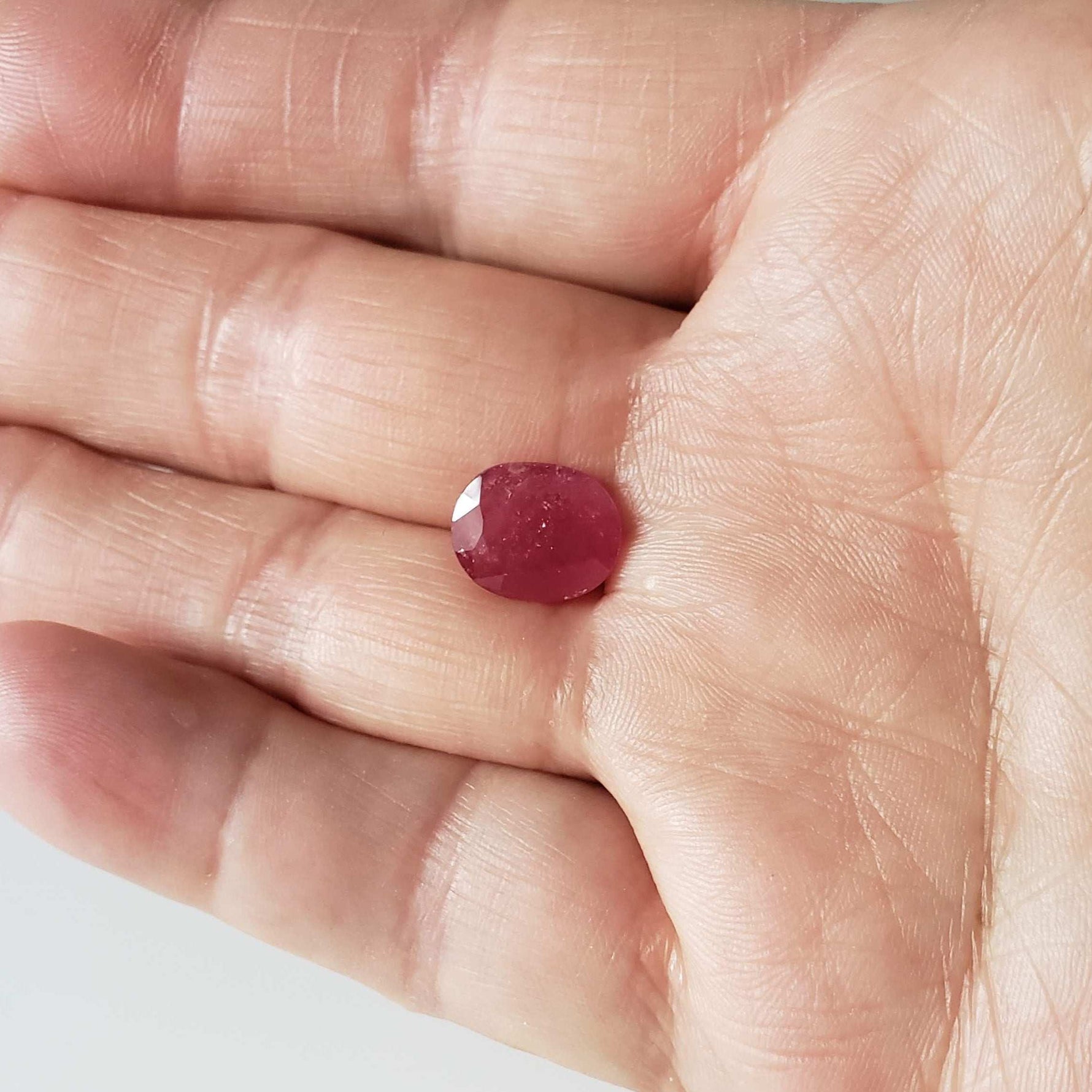  Ruby | Oval Cut | Red | 12x9.7mm 5.6ct | Madagascar 7