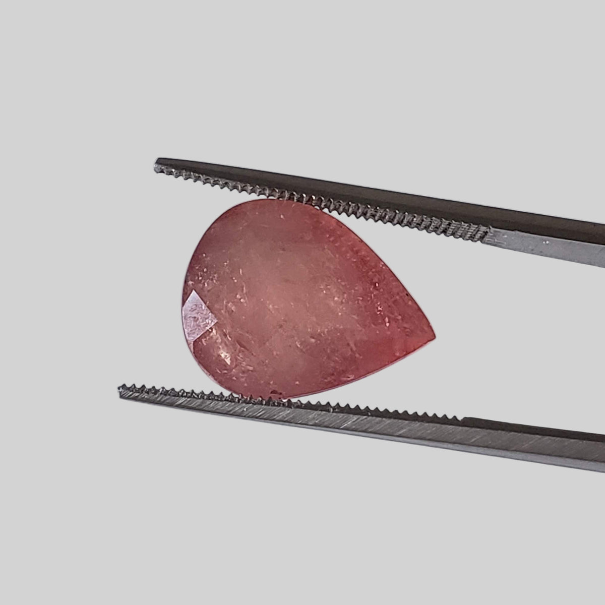  Ruby | Pear Shape Cut | Orange Red | 14.5x11.5mm 9.55ct | Madagascar 1