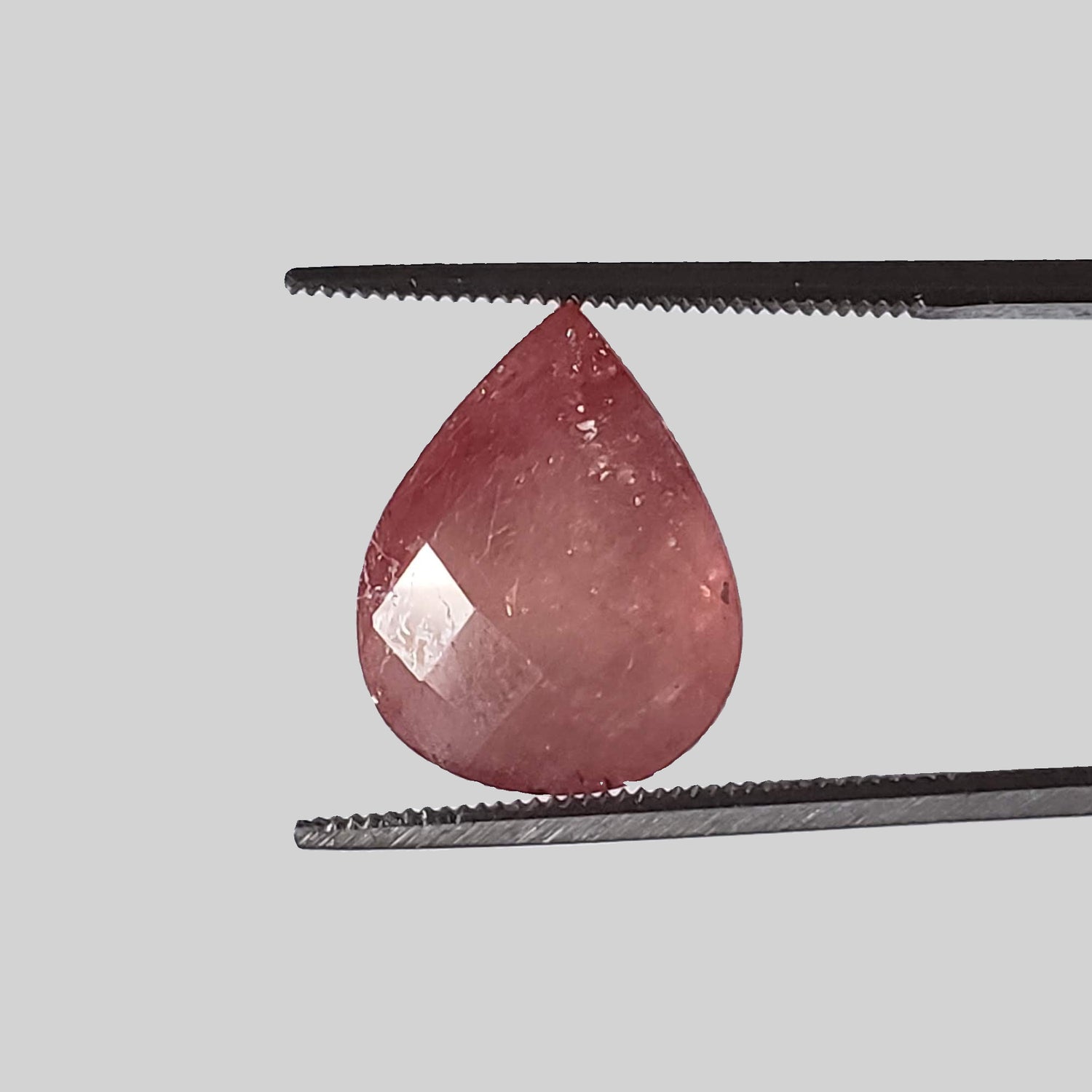  Ruby | Pear Shape Cut | Orange Red | 14.5x11.5mm 9.55ct | Madagascar 