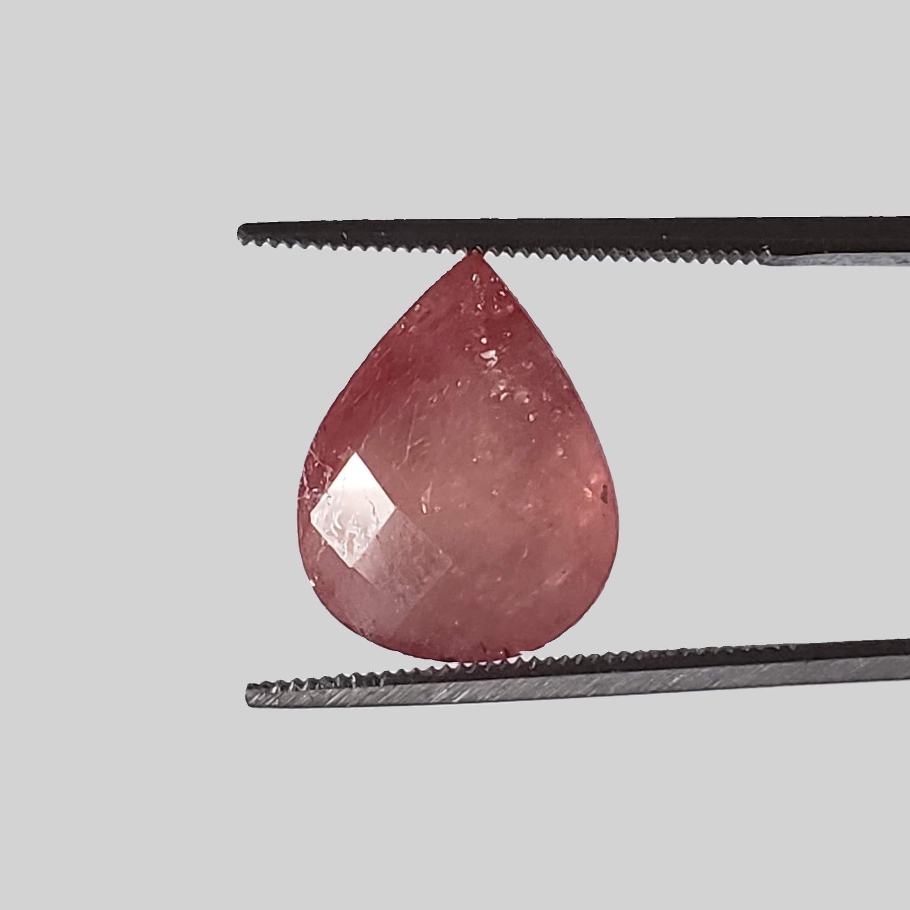  Ruby | Pear Shape Cut | Orange Red | 14.5x11.5mm 9.55ct | Madagascar 