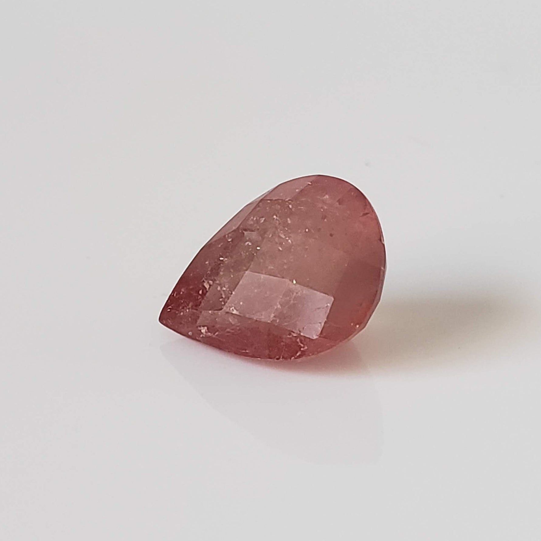  Ruby | Pear Shape Cut | Orange Red | 14.5x11.5mm 9.55ct | Madagascar 2