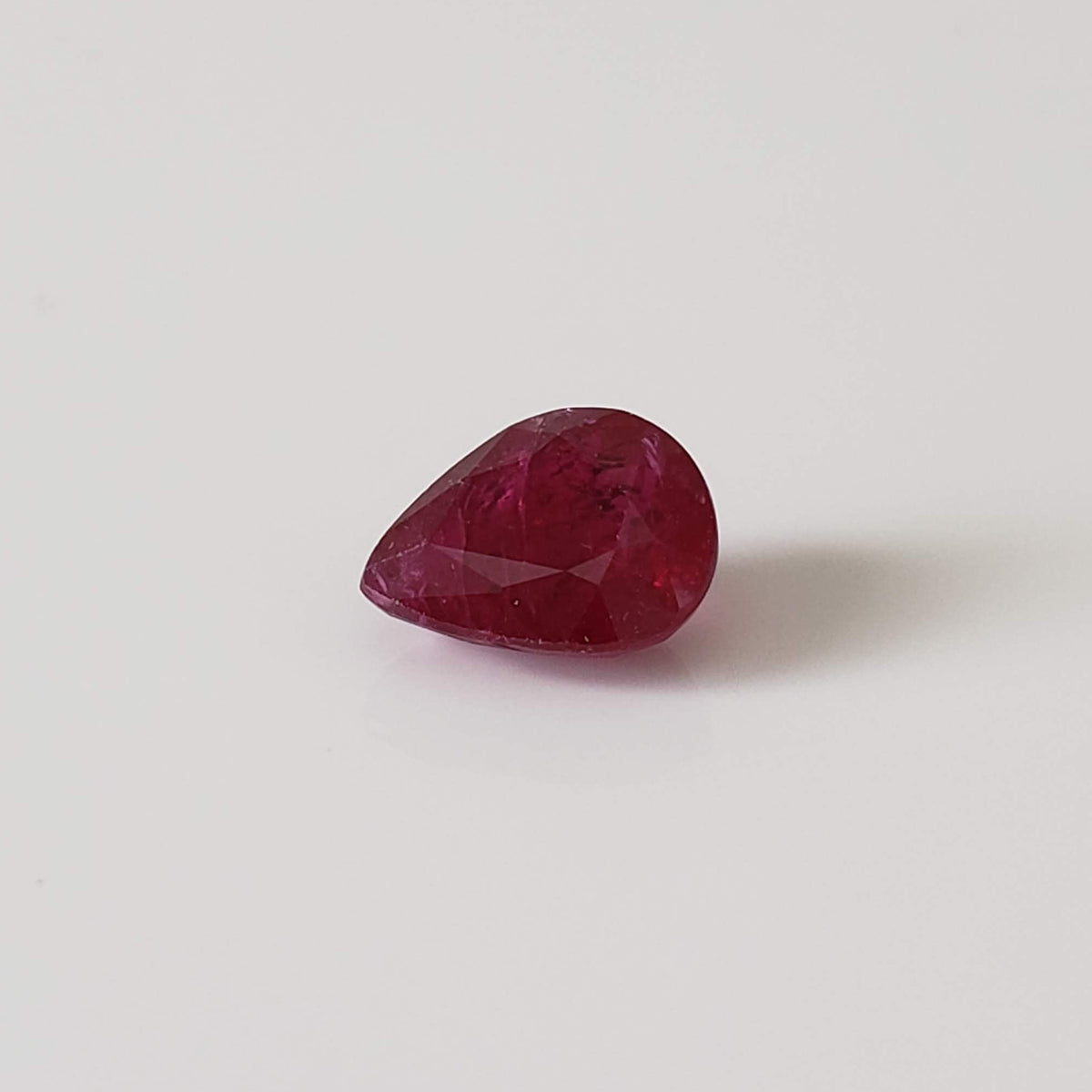  Ruby | Pear Shape Cut | Pigeon Blood Red | 8.5x6.5mm 2.0ct | Myanmar 2